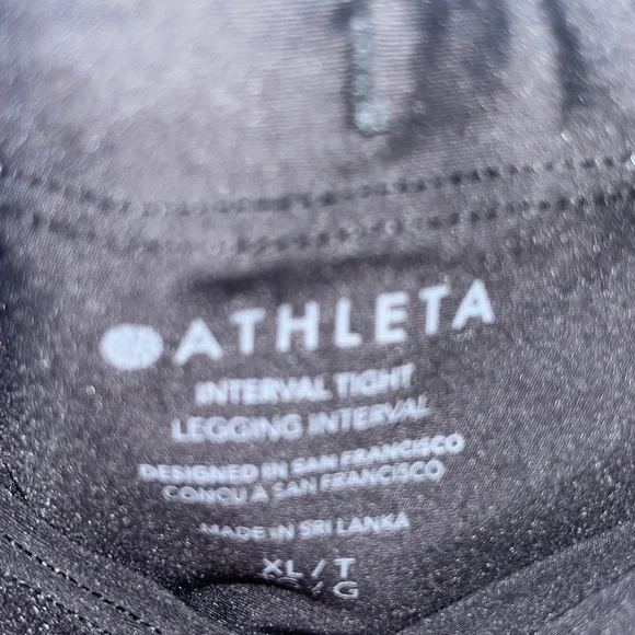 Athleta Black Leggings - Picture 4 of 6